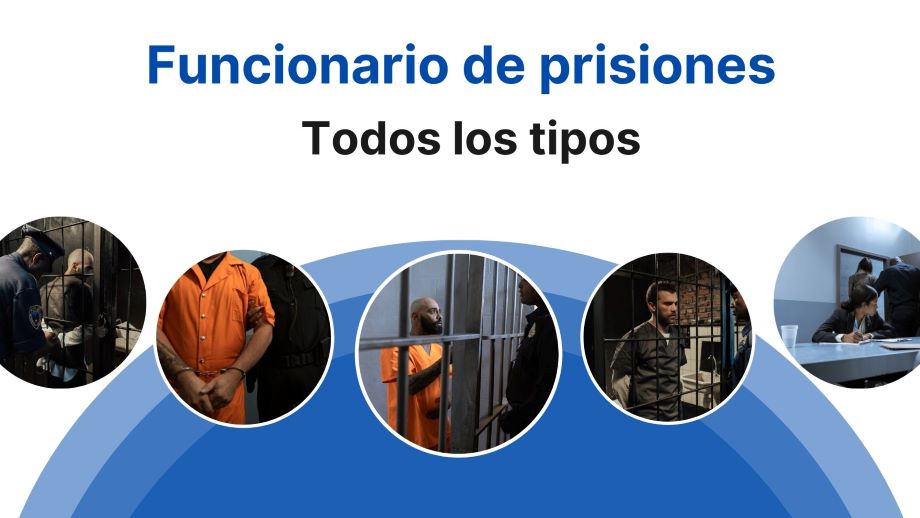 tipos de funcionarios de prisiones